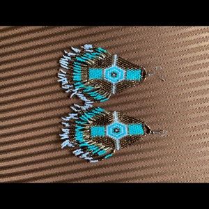 Crazy Train beaded Earrings